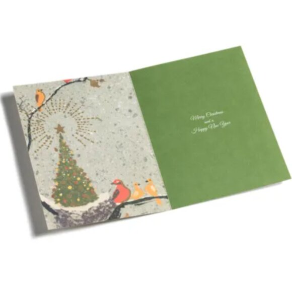 The Met: Avian Holiday Merry Christmas and Happy New Year Cards - Picture 2 of 3